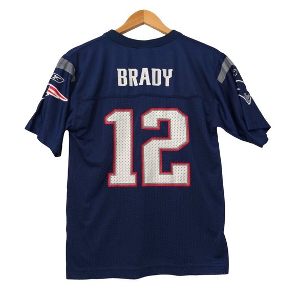 NFL Players Other - Vintage NFL Players Tom Brady Youth Jersey L 14 16 Blue